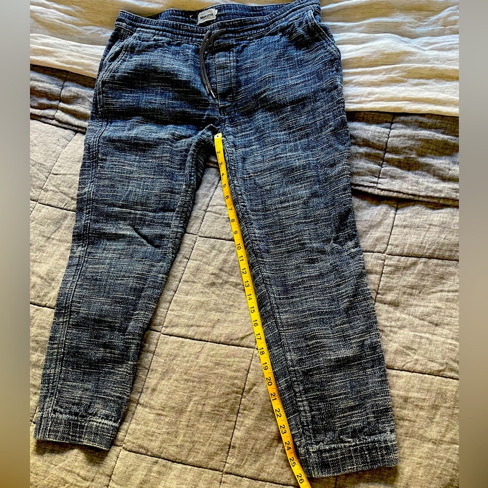 Taylor Stitch Apres Pants in Indigo Slub. Barely worn.